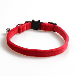 Velvet Bowknot Dog Collar