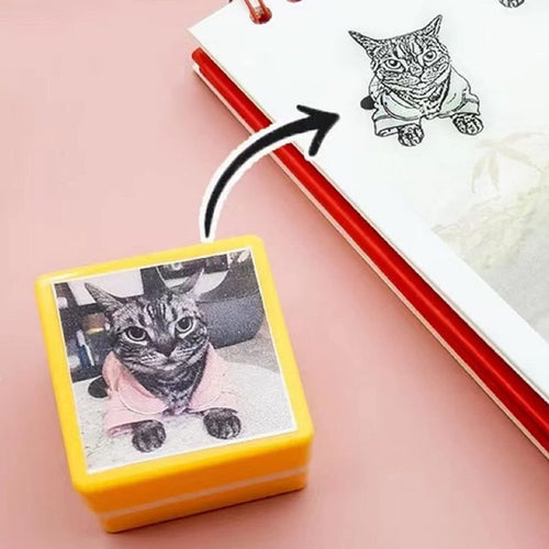 Personalized Pet Portrait Stamp