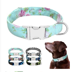 Personalized Engraved Premium Dog Collar