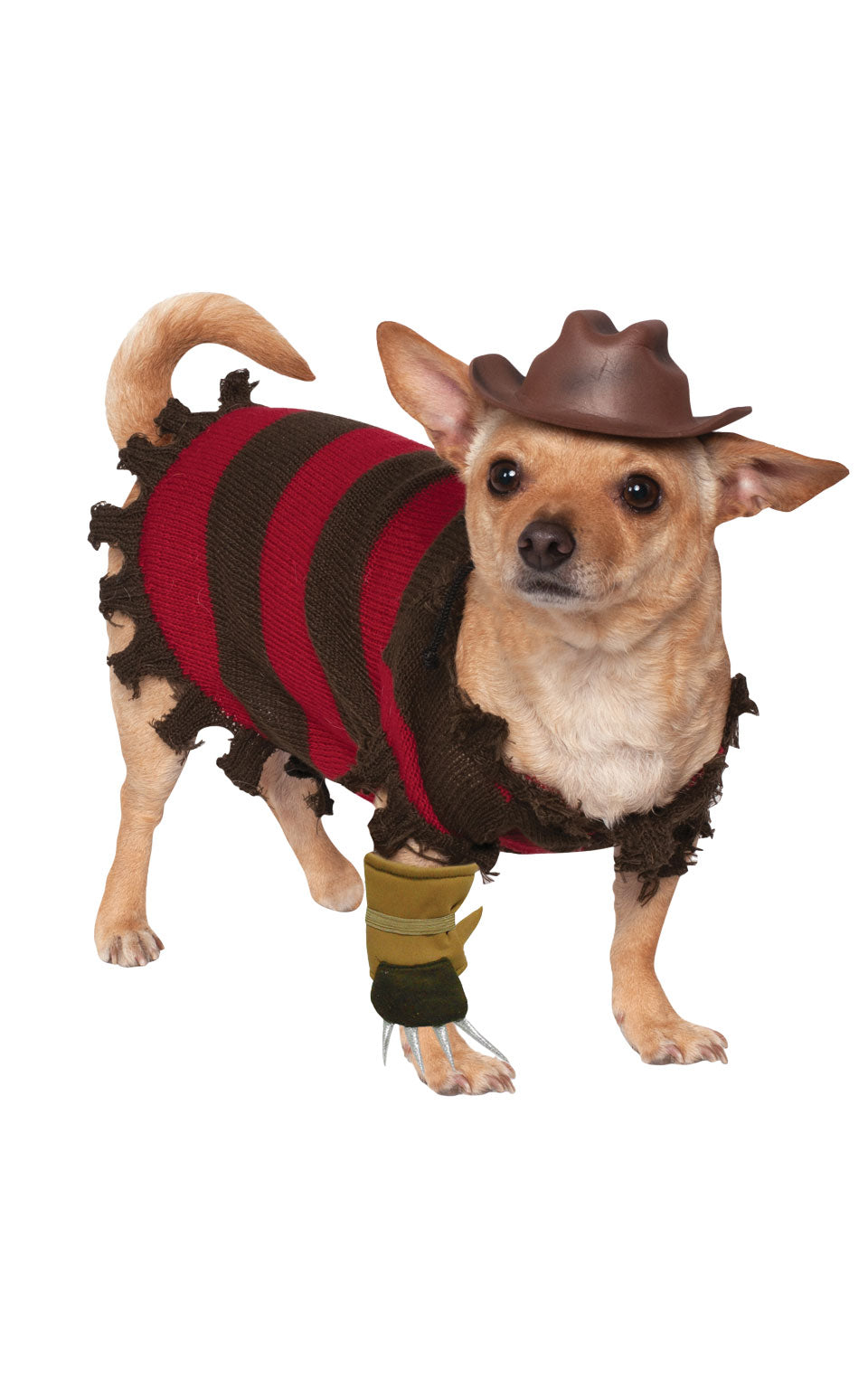 A Nightmare on Elm Street, Freddy Krueger Halloween Pet Dog Costume, Size Small